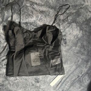 Reformation Elegant Black Camisole